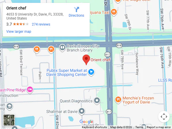 Location:4653 S University Dr, Davie, FL 33328, United States